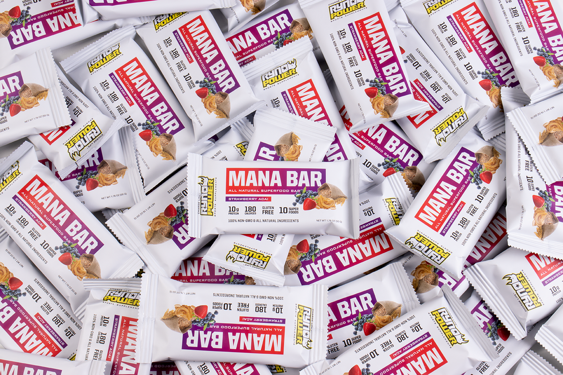 BENEFITS OF THE RYNO POWER STRAWBERRY ACAI MANA BAR.