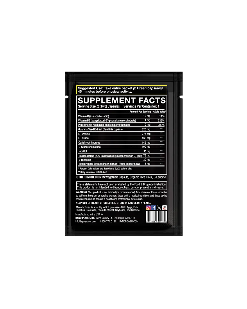 MOTIVATION Pre-Workout Focus Energy Supplement