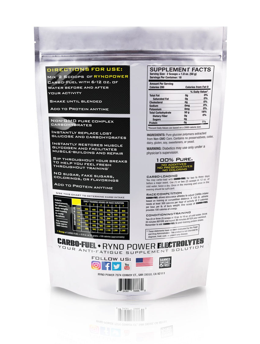 CARBO-FUEL Stimulant-Free Drink Mix