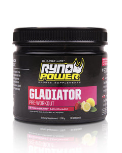 GLADIATOR Strawberry Lemonade Pre-Workout Drink Mix
