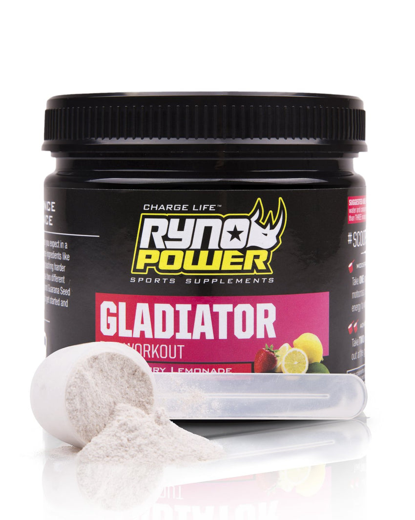GLADIATOR Strawberry Lemonade Pre-Workout Drink Mix