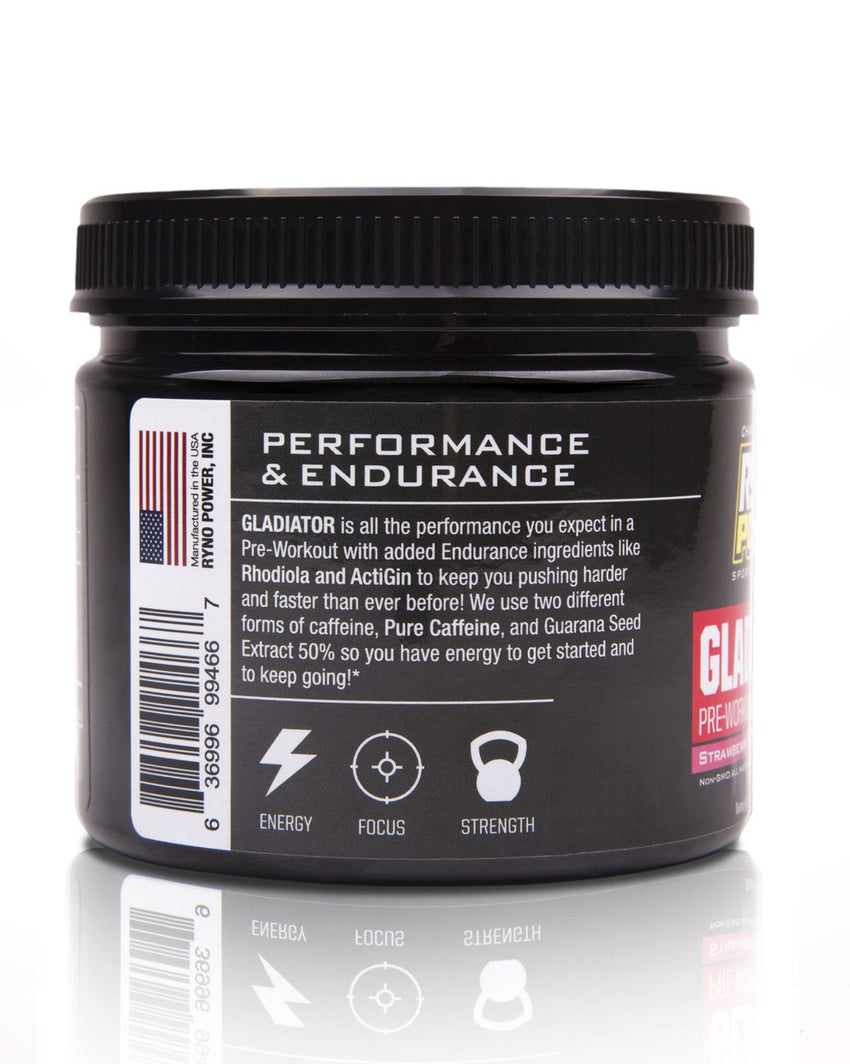 GLADIATOR Strawberry Lemonade Pre-Workout Drink Mix