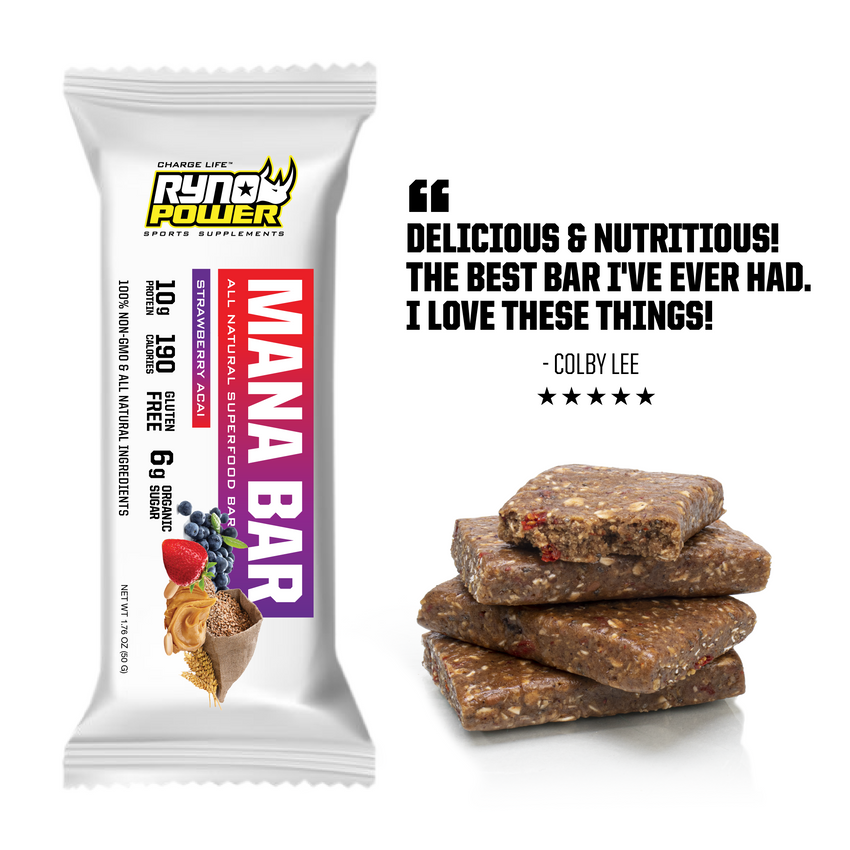 MANA Protein Bar Strawberry Acai