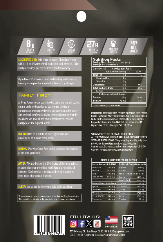 PROTEIN Premium Whey Chocolate Powder